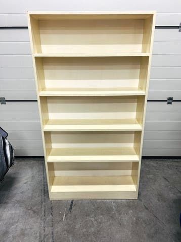 Houten Boekenkast met Vijf Planken