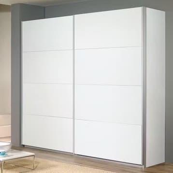 Gratis Grote Witte Schuifdeurkast - veel leg- en hangruimte