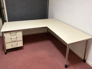 Hoekbureau met lades - 180x230x65 cm