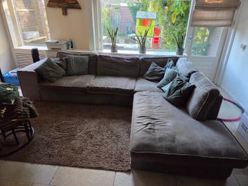 Gratis Comfortabele Hoekbank - Gebruikt met Lichte Beschadig