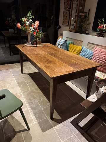 Gratis af te halen - Houten eettafel 180x90
