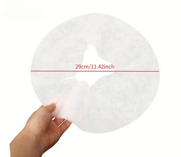 Disposable face massage bed towel