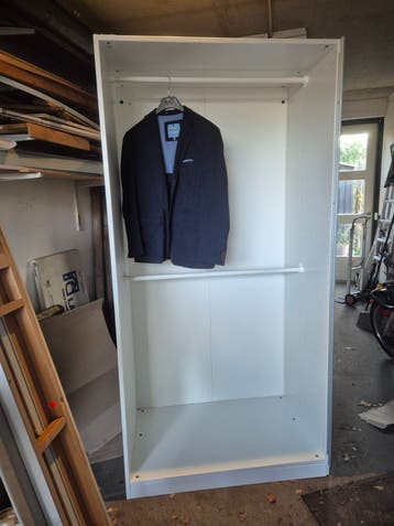 Kledingkast pax met roedes 201 cm hoog
